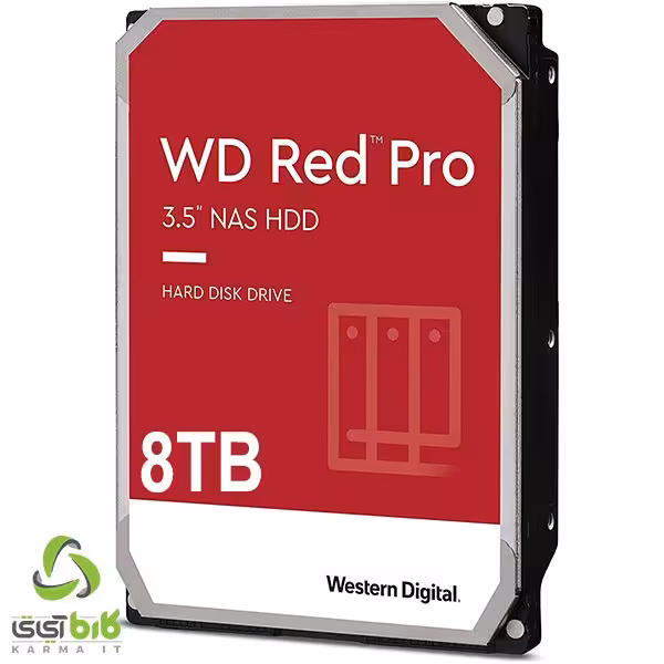 هارد اینترنال وسترن دیجیتال مدل Red Pro 8TB - فروشگاه کارما آی‌تی