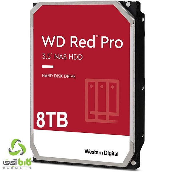 هارد اینترنال وسترن دیجیتال مدل Red Pro 8TB - فروشگاه کارما آیتی