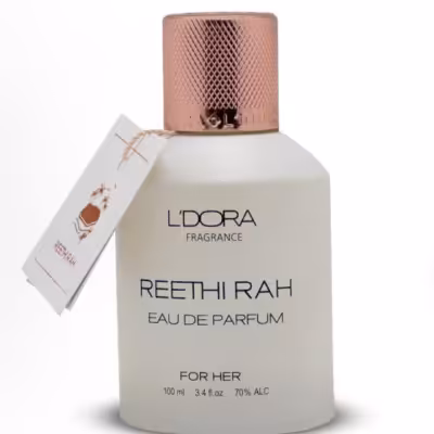 ادوپرفیوم زنانه مدل REETHI RAH لدورا فرگرنس 100 میلی‌لیتر