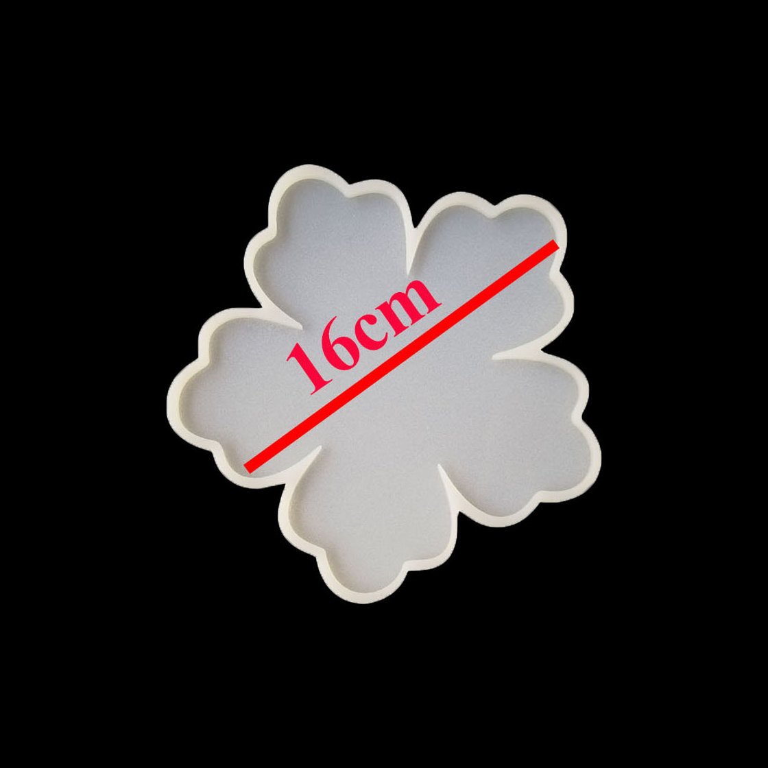 قالب سیلیکونی کد 107 ( گل پنج پر 16 سانت )