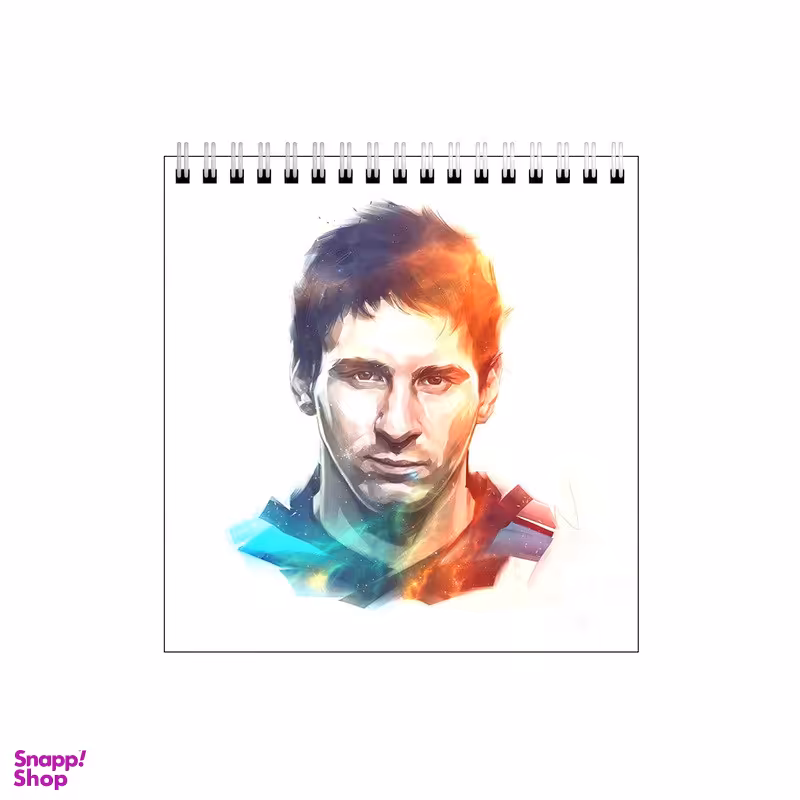 دفتر طراحی 60 برگ طرح لیونل مسی کد 0448181