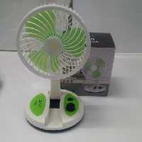 پنکه شارژی ولوم دار  و چراغ دار دو حالته