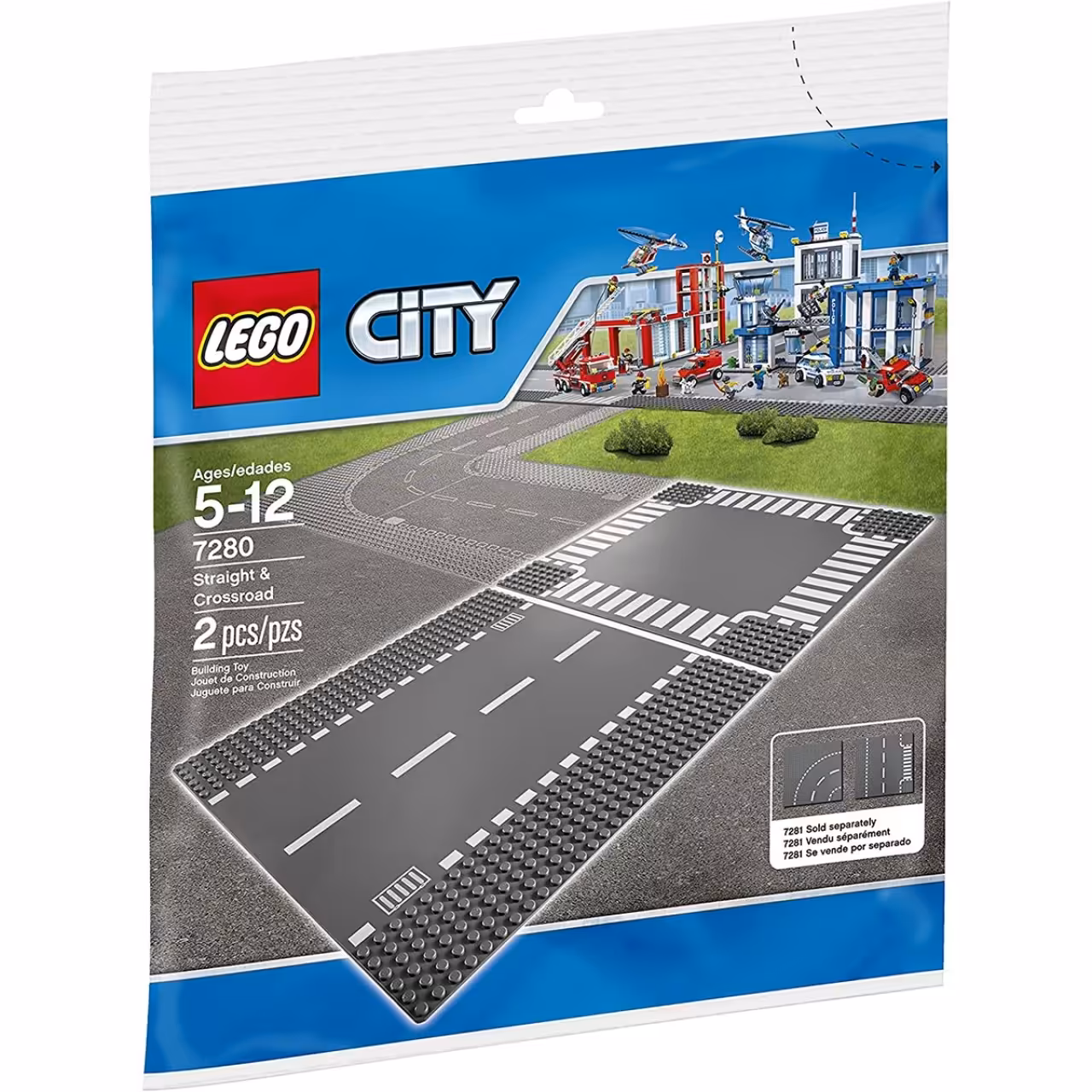 لگو سری City مدل T-Junction And Curve 7280