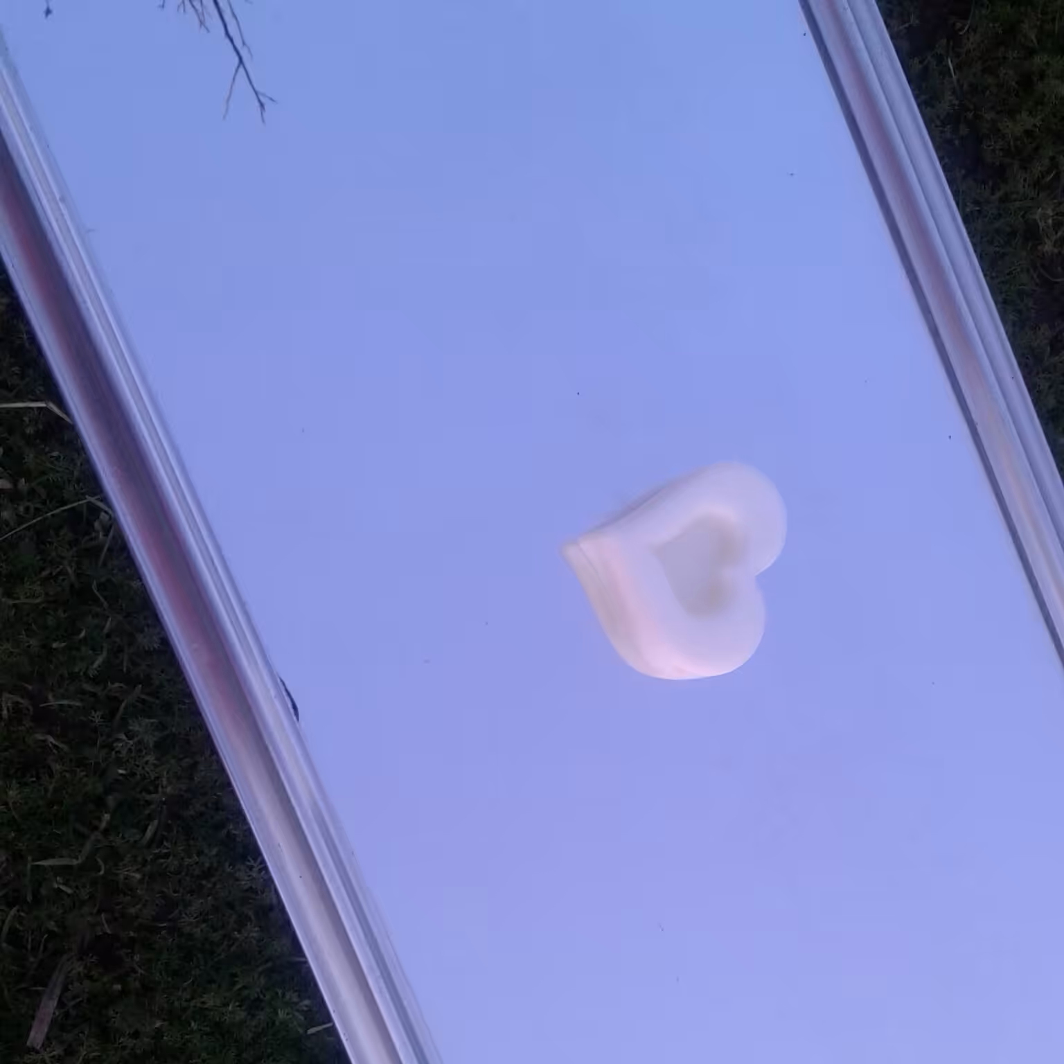 شمع قلب سفید بزرگ- شمع خاص-  شمع  تولد -شمع هدیه