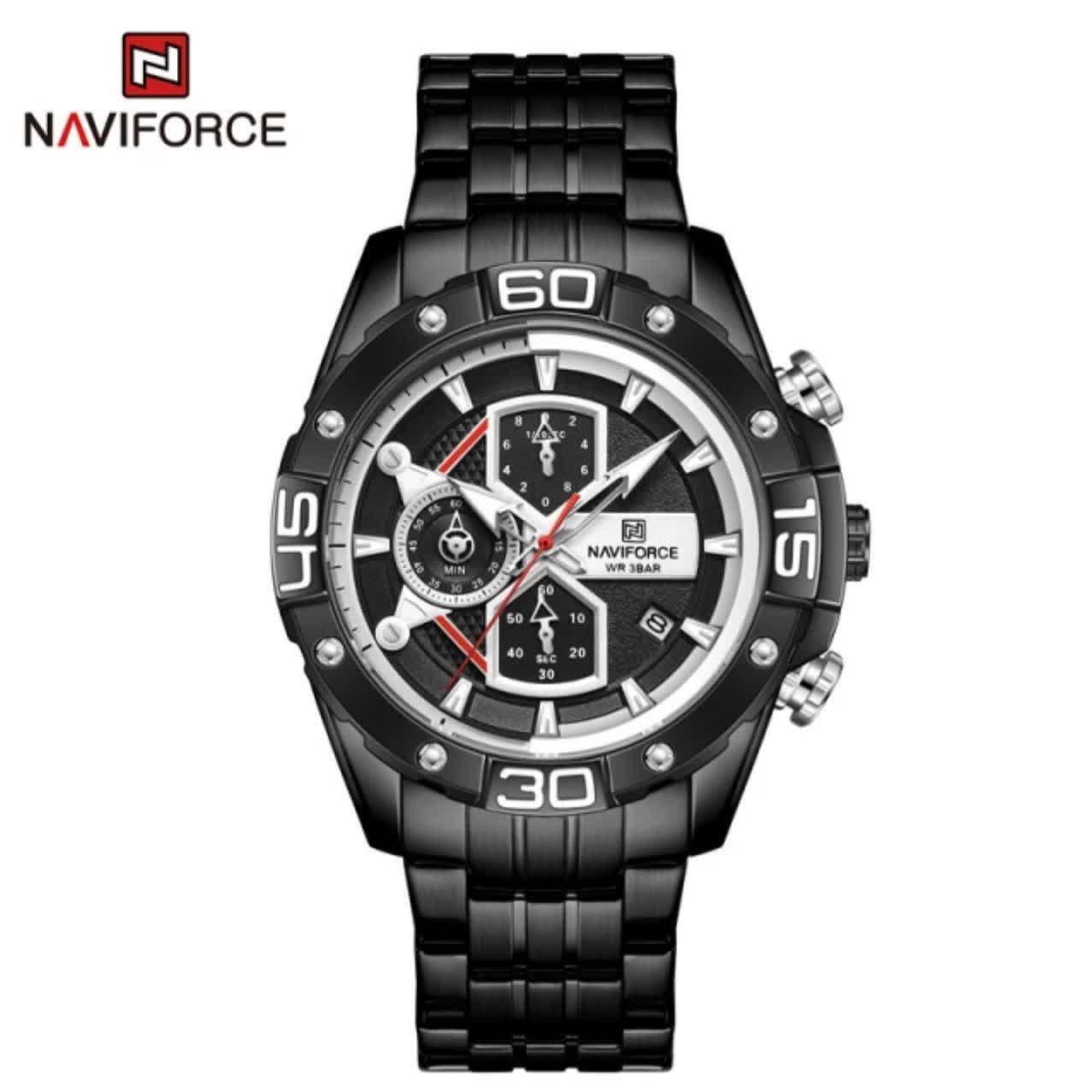 ساعت اورجینال ناویفورس مشکی Naviforce