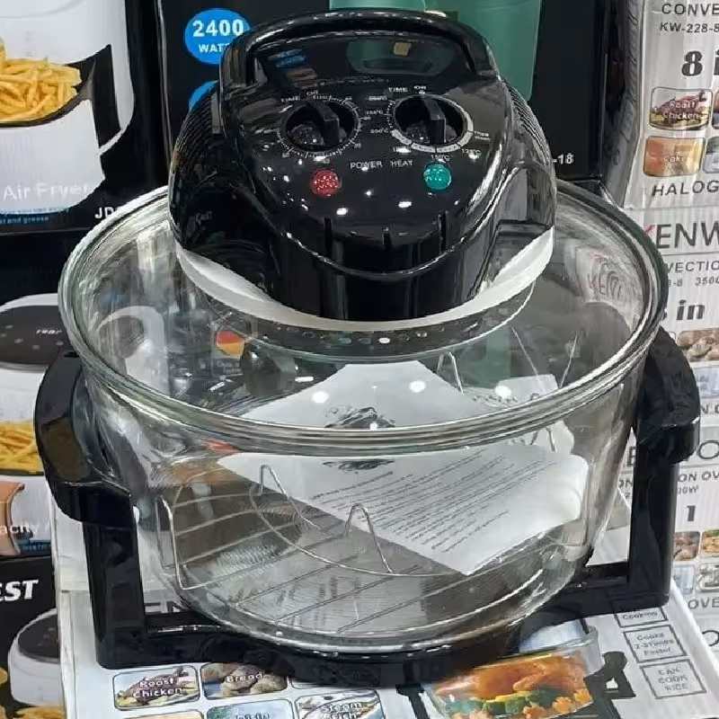 هواپز  کنوود  مدل  228 هشت کاره  با توان 3500 وات و محفظه ای از پیرکس و ظرفیت 20 لیتر هالوژنی