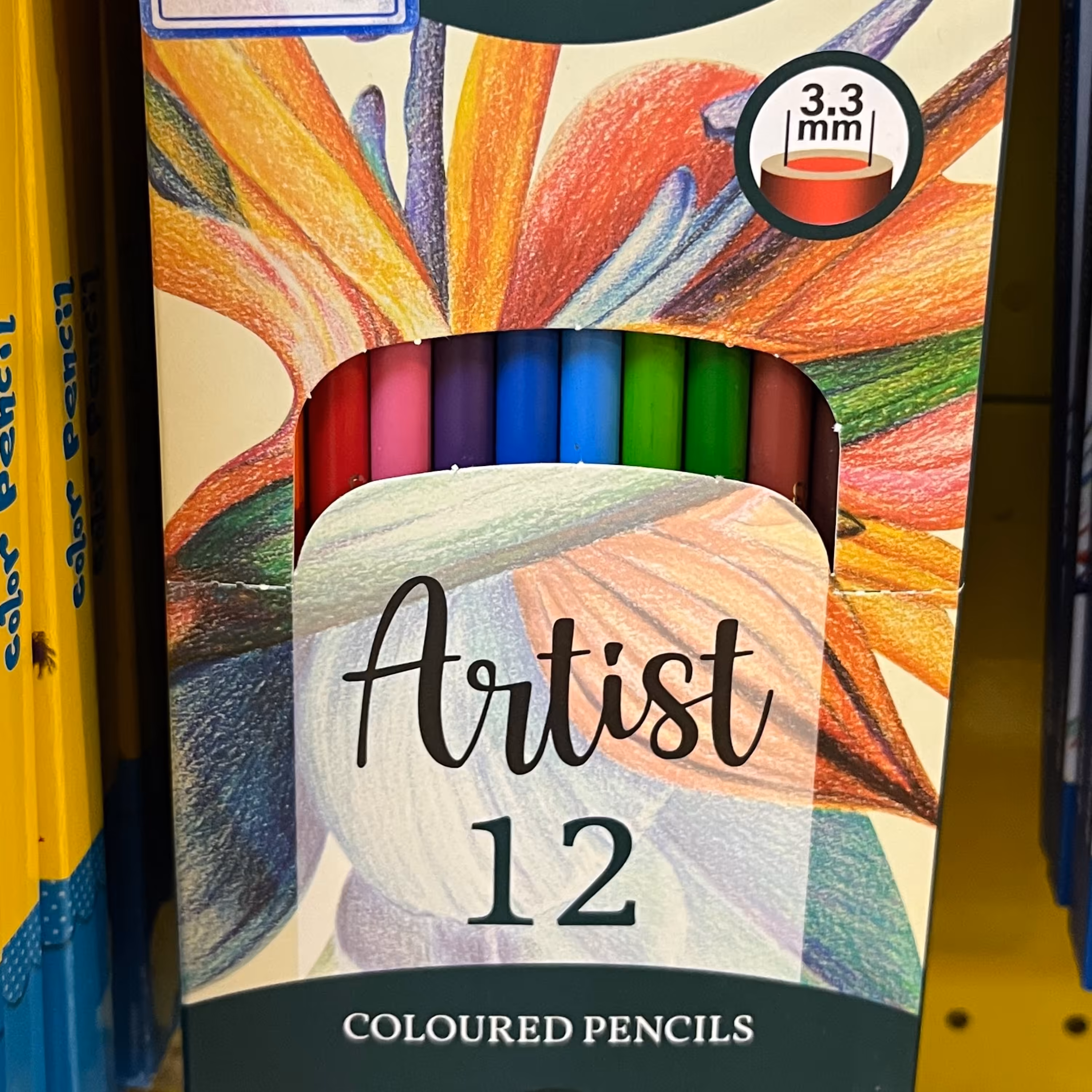 مدادرنگی 12 رنگ آرتیست آریا