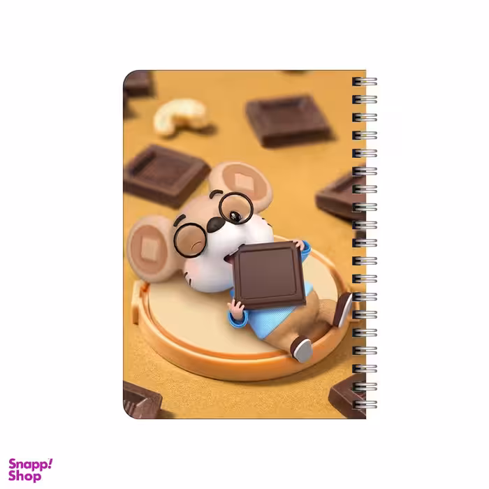 دفترچه یادداشت بامبیلیپ مدل موش شکلات خور کد 7175781