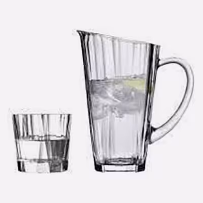 پارچ و لیوان گریس کوتاه پاشاباغچه کد 95271