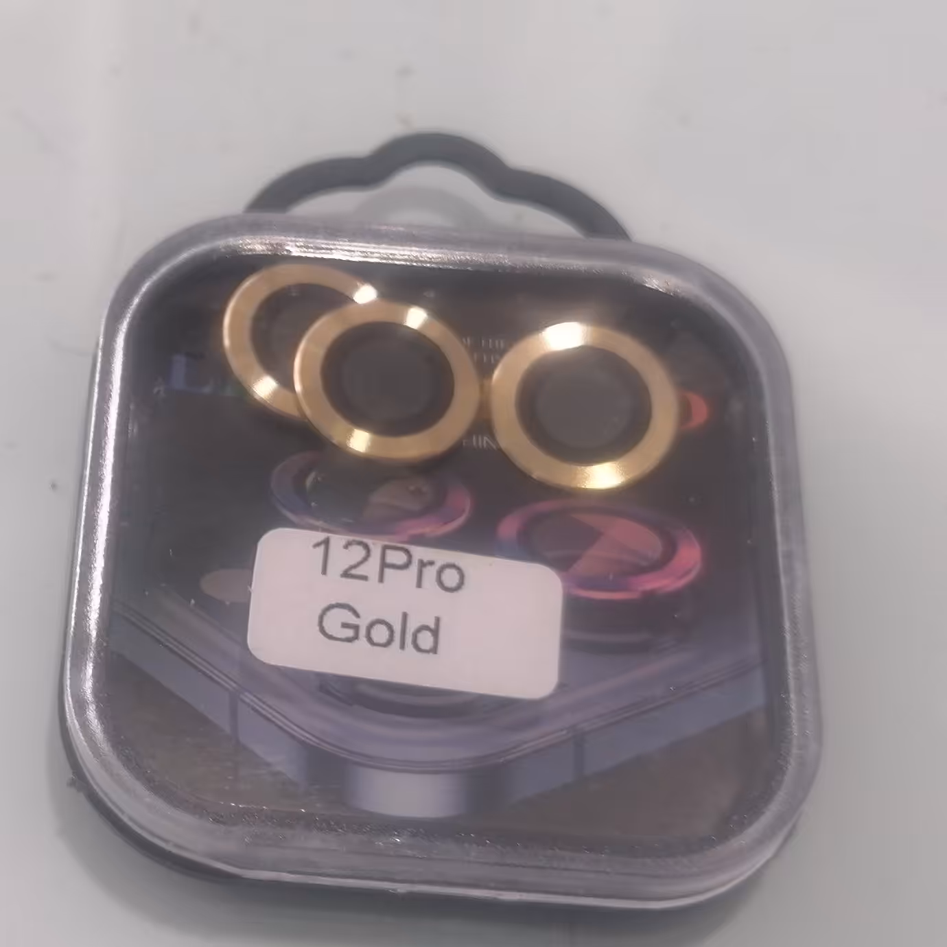 محافظ لنز دوربین آیفون IPHONE 11 PRO طلایی پکدار