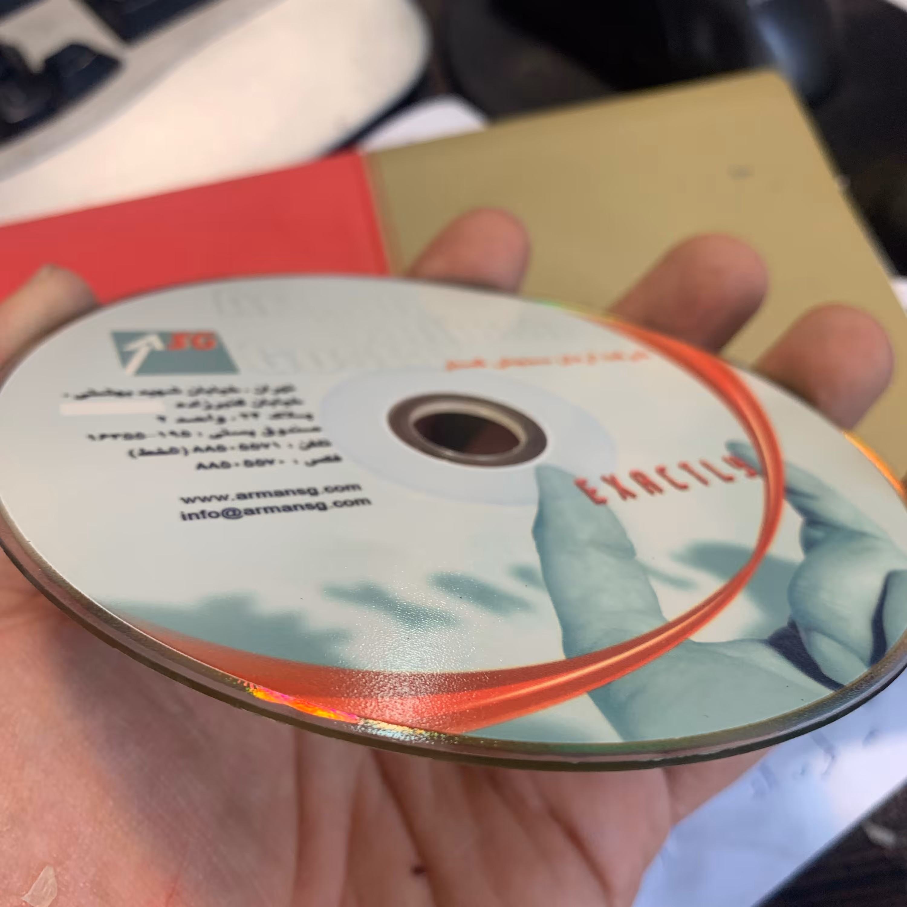 سی دی خام یکصد عددی چاپ دار