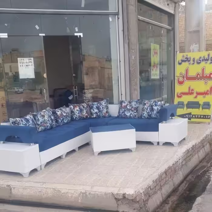 مبل ال کمجا ال دسته دوبل 7نفره 