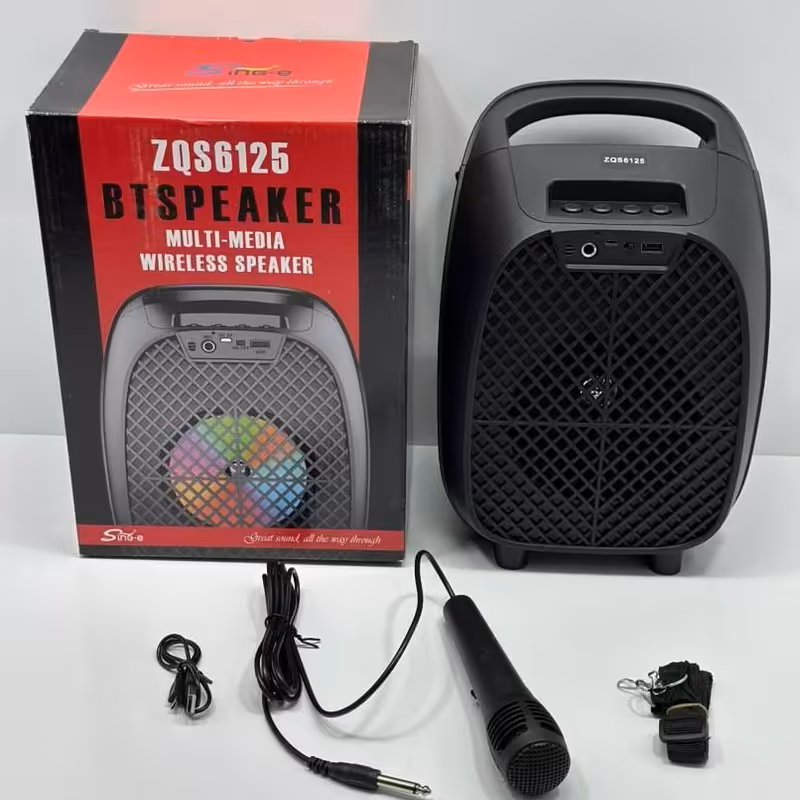 اسپیکر   فلش  بلوتوث  قابلیت اتصال  میکروفون  مدل  ZQS 6125