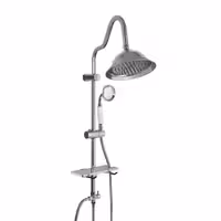 علم دوش شیپوری دوکاره کروم 