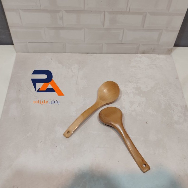 ملاقه چوبی کوچک خارجی دارای حلقه آویز  24سانتی باکیفیت 