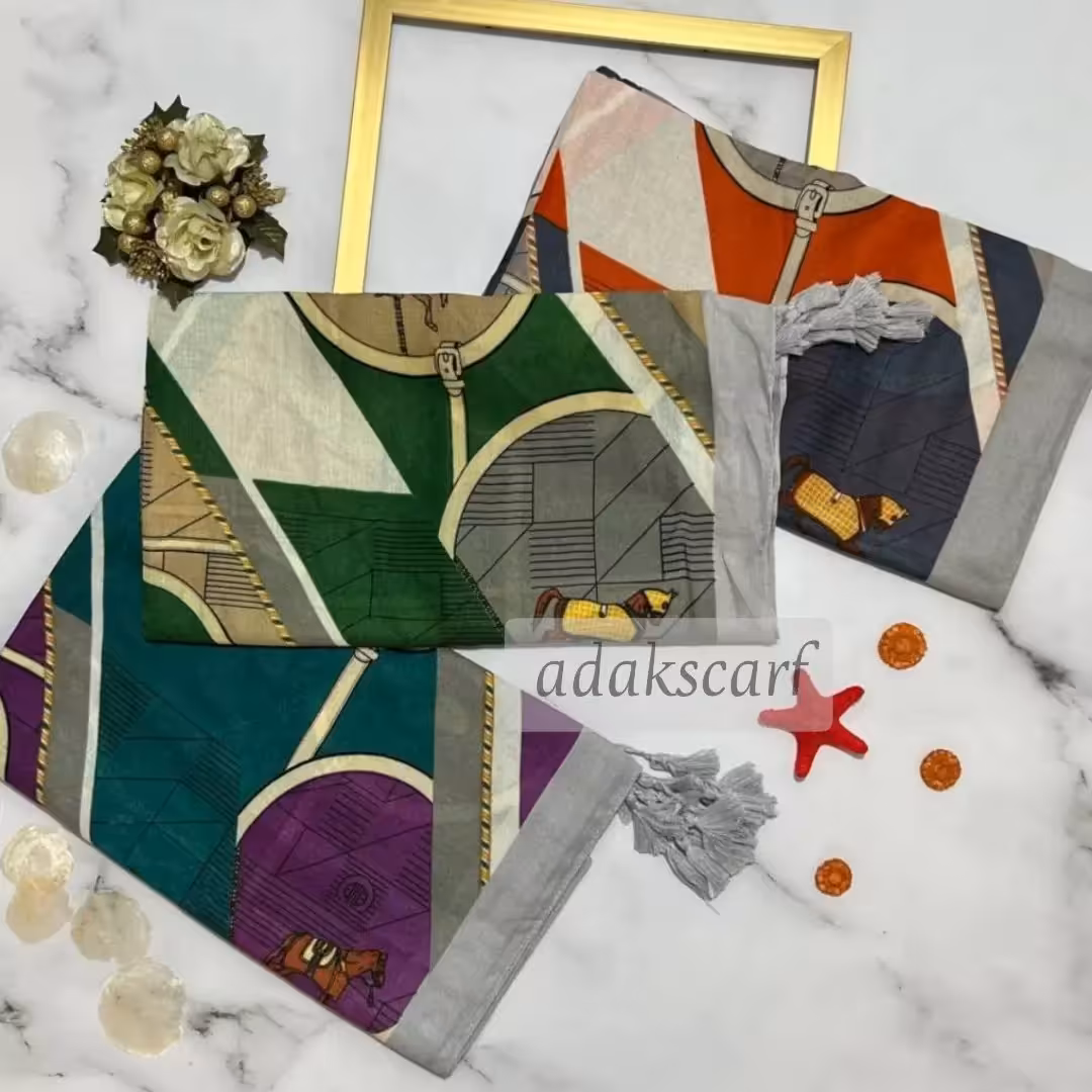 شال نخ پنبه وارداتی دورو