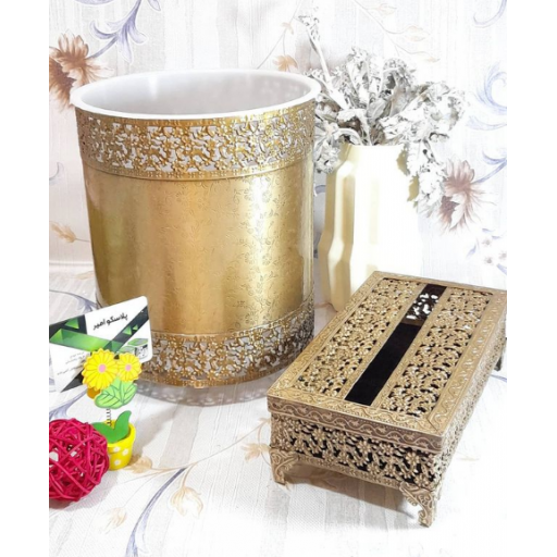 ست سطل و دستمال کاغذی 2