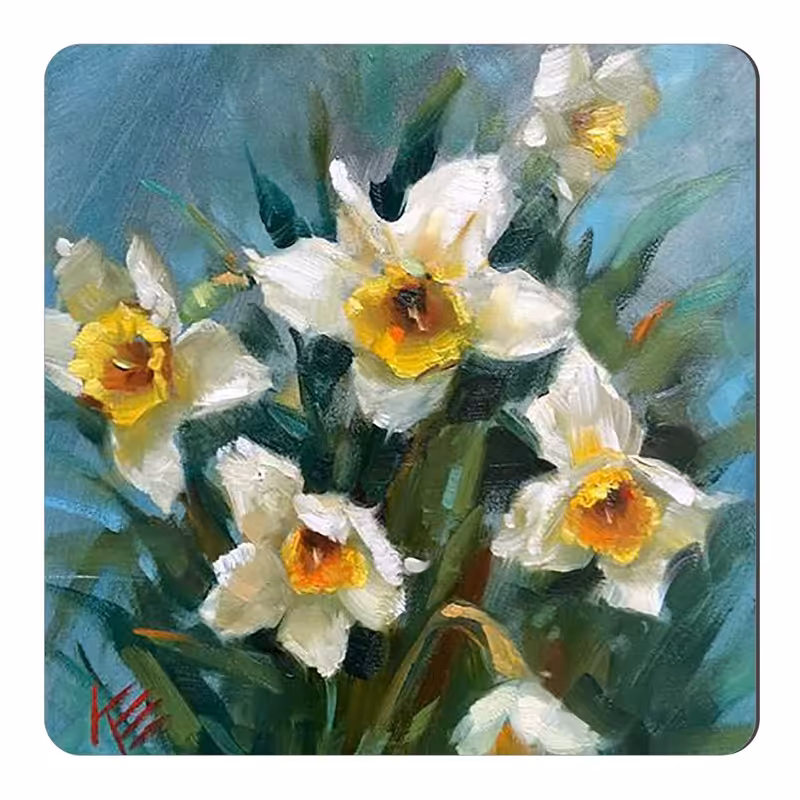  مگنت طرح گل نرگس کد wmg2174