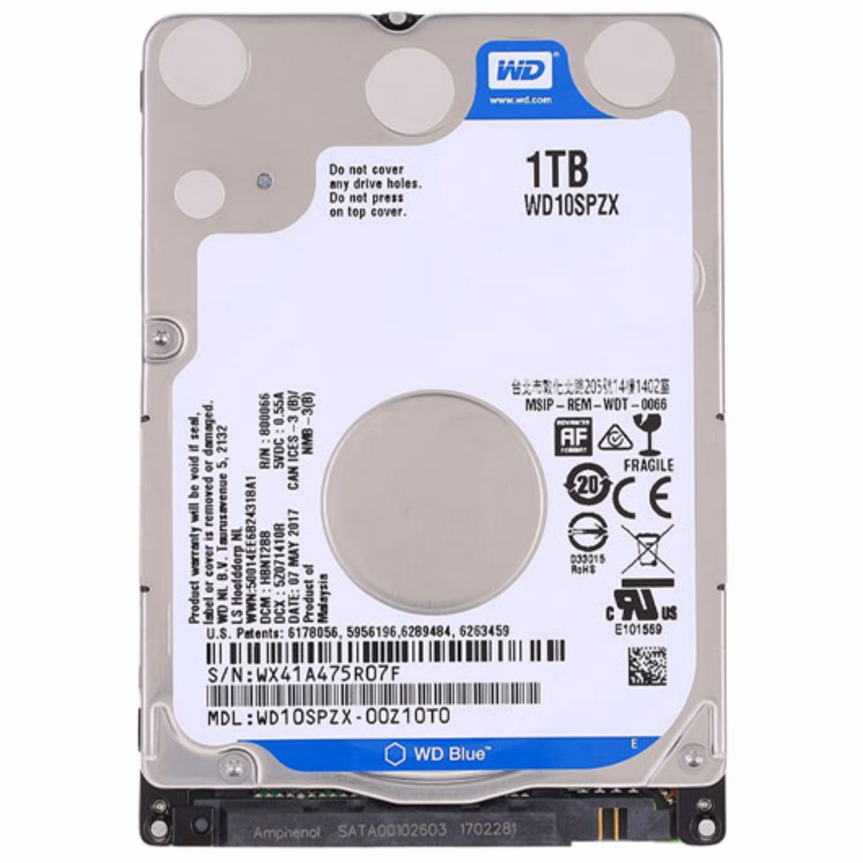 هارد لپ تاپ 1TB وسترن WD10SPZX با گارانتی 12 ماهه