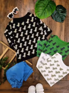 تیشرت وشلوارک جین رادمهر