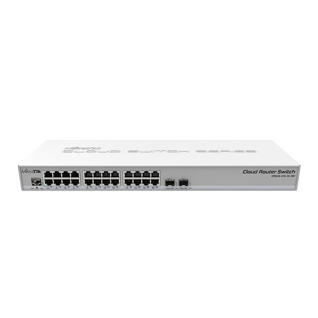 خرید سوئیچ روتر CRS326-24G-2S RM میکروتیک 24 پورت | شبکه ارغوان