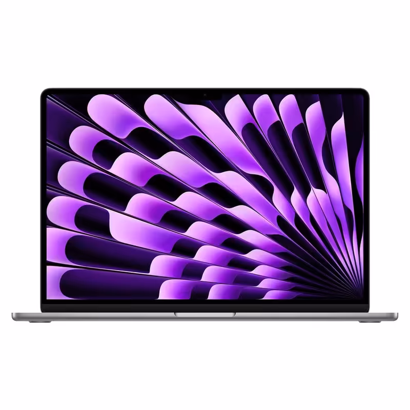 لپ تاپ اپل 15 اینچی اپل مدل MacBook Air 2024 MRYM3 پردازنده M3 رم 8GB حافظه 256GB SSD