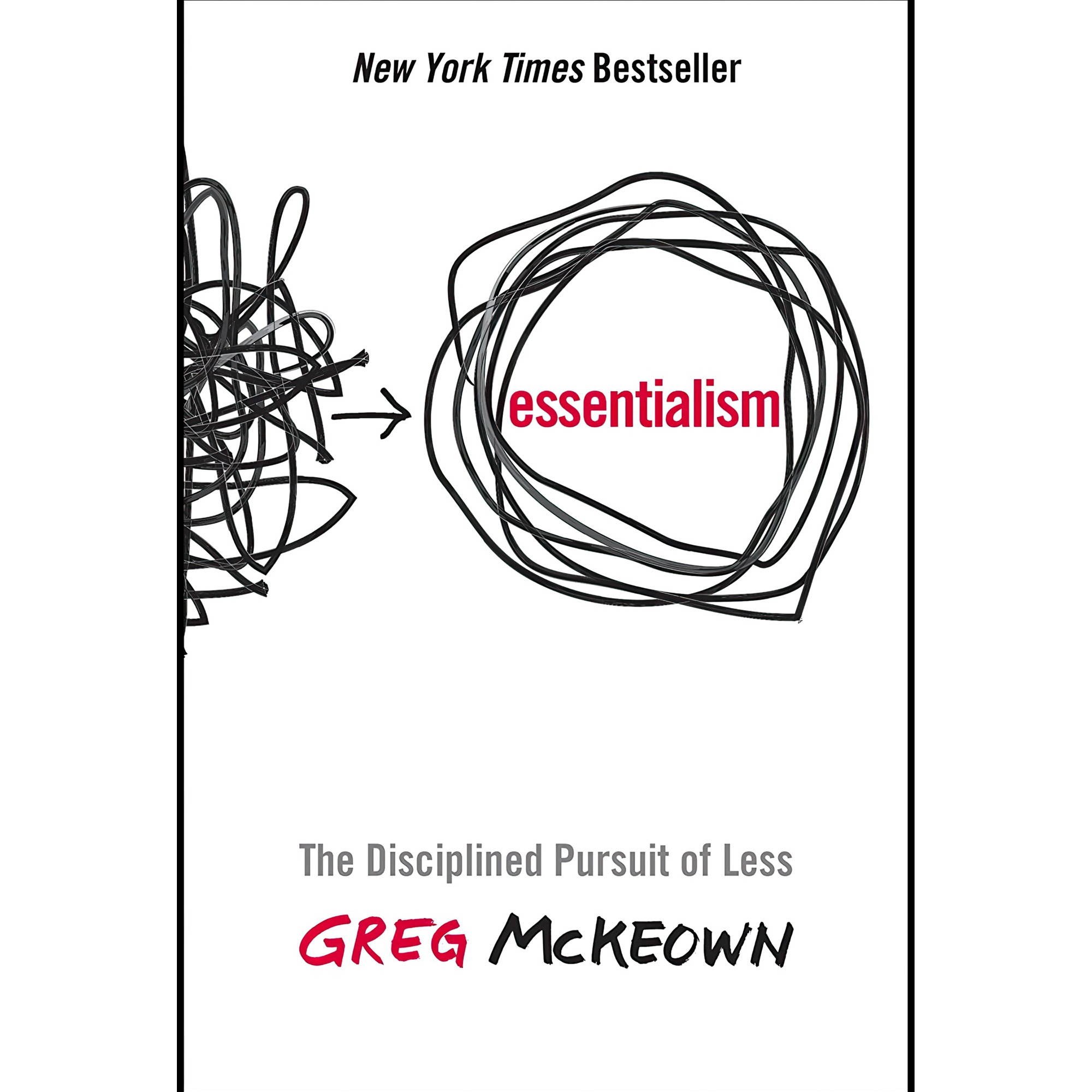 کتاب زبان اصلی Essentialism The Disciplined Pursuit of Less اثر Greg Mckeown