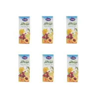 نکتار مخلوط میوه ها میهن - 200 میلی لیتر بسته 6 عددی