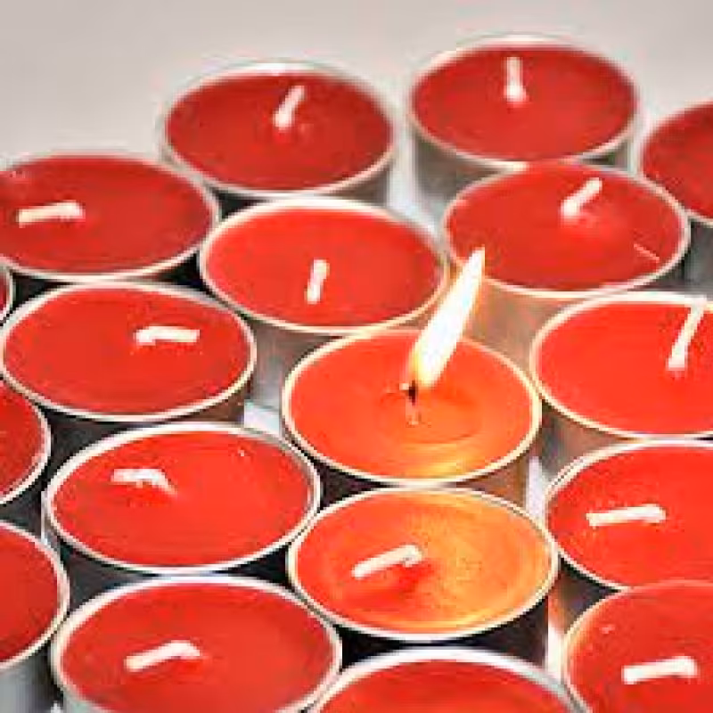 شمع وارمر قرمز بسته 10 عددی