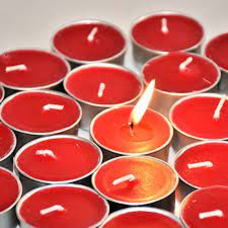 شمع وارمر قرمز بسته 10 عددی