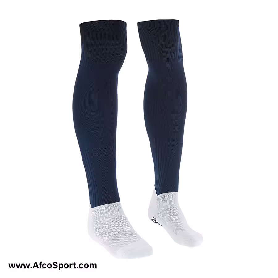 جوراب سرمه ای فوتبال پنج ستاره