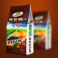 کود پودری پاکتی 36-12-12( TE-NPK )  پاکت 1 کیلویی