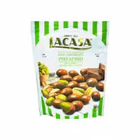 دراژه شکلات شیری با مغز پسته 100 گرم ( بدون گلوتن ) لاکازا - lacasa