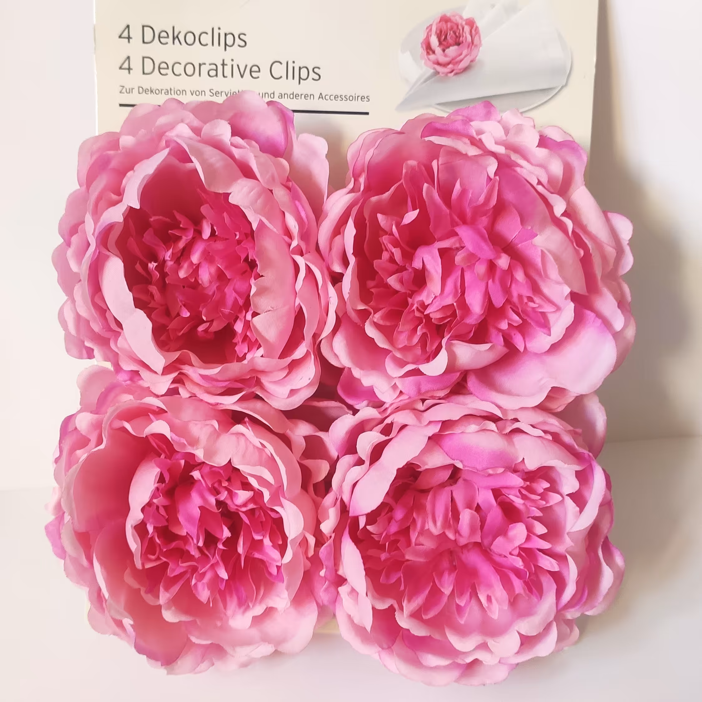 حلقه دستمال سفره بسیار زیبا آلمانی 4 عددی