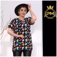 تیشرت نخی آستین کوتاه