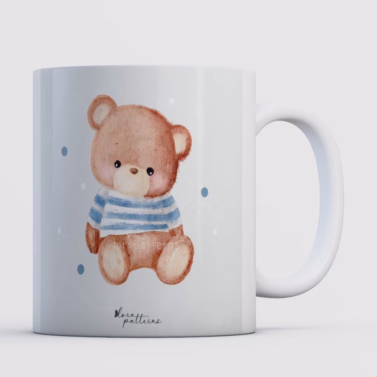 لیوان ماگ سرامیکی مدل خرسی
