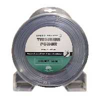 نخ علف زن چمن زن 39 متری چهار گوش تیتانیوم رنگ سبز  علف درو نخ پلاستیکی Titanium power ( ارسال از ابزار حسین)