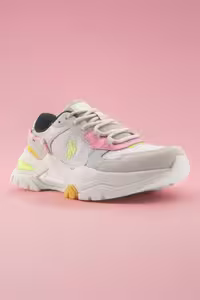 اسنیکر نود زنانه U.S POLO ASSN. وینسنت بژ صورتی رنگ زرد U.S. Polo Assn.