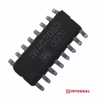 مجموعه 16 عددی تراشه شمارنده 4020BD پکیج SOP-16 مارک INTEGRAL