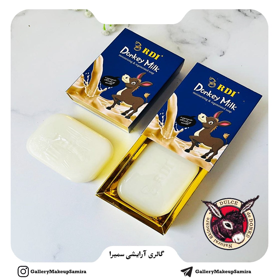 صابون شیر الاغ 100gr Donkey Milk برند RDI