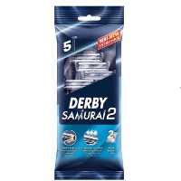 خودتراش دربی 2 تیغ مدل SAMURAI 2 بسته 5 عددی