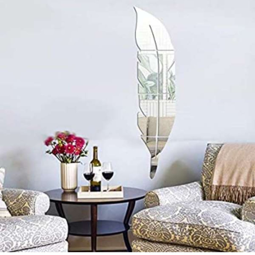 آینه طرح برگ