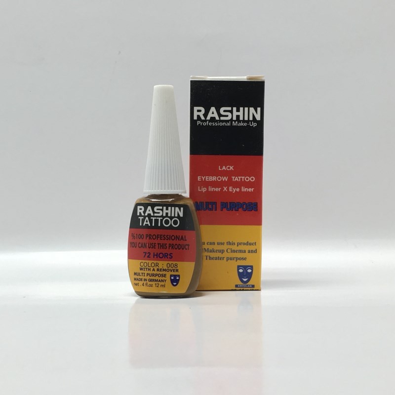 لاک ابروی راشین 008 قهوه ای زیتونی Rashin
