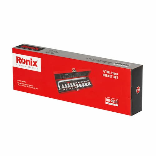 جعبه بکس RH-2610 رونیکس ست 11 پارچه یک دوم اینچ