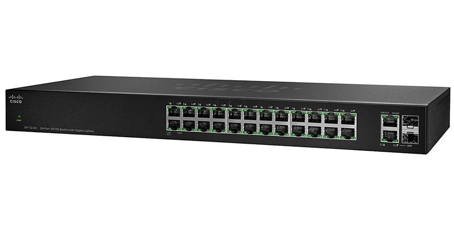سوئیچ 24 پورت سیسکو مدل اس اف 112 - 24