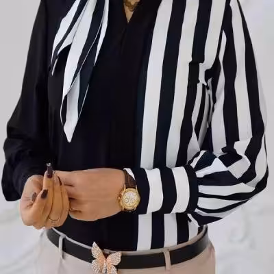 شومیز زنانه مدل پاپیون