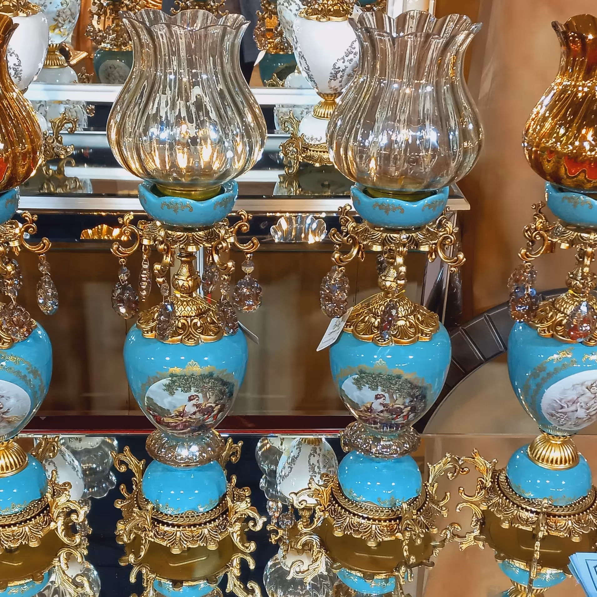 شمعدان سفالی سلطنتی