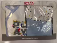 لباس نوزادی ببتو ترکیه شش تکه بیمارستانی پسرانه bebetto 6 pcs