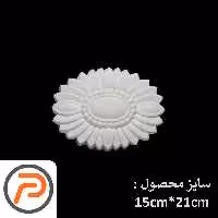 گل تزئینی طرح منبت pvc کد p 303