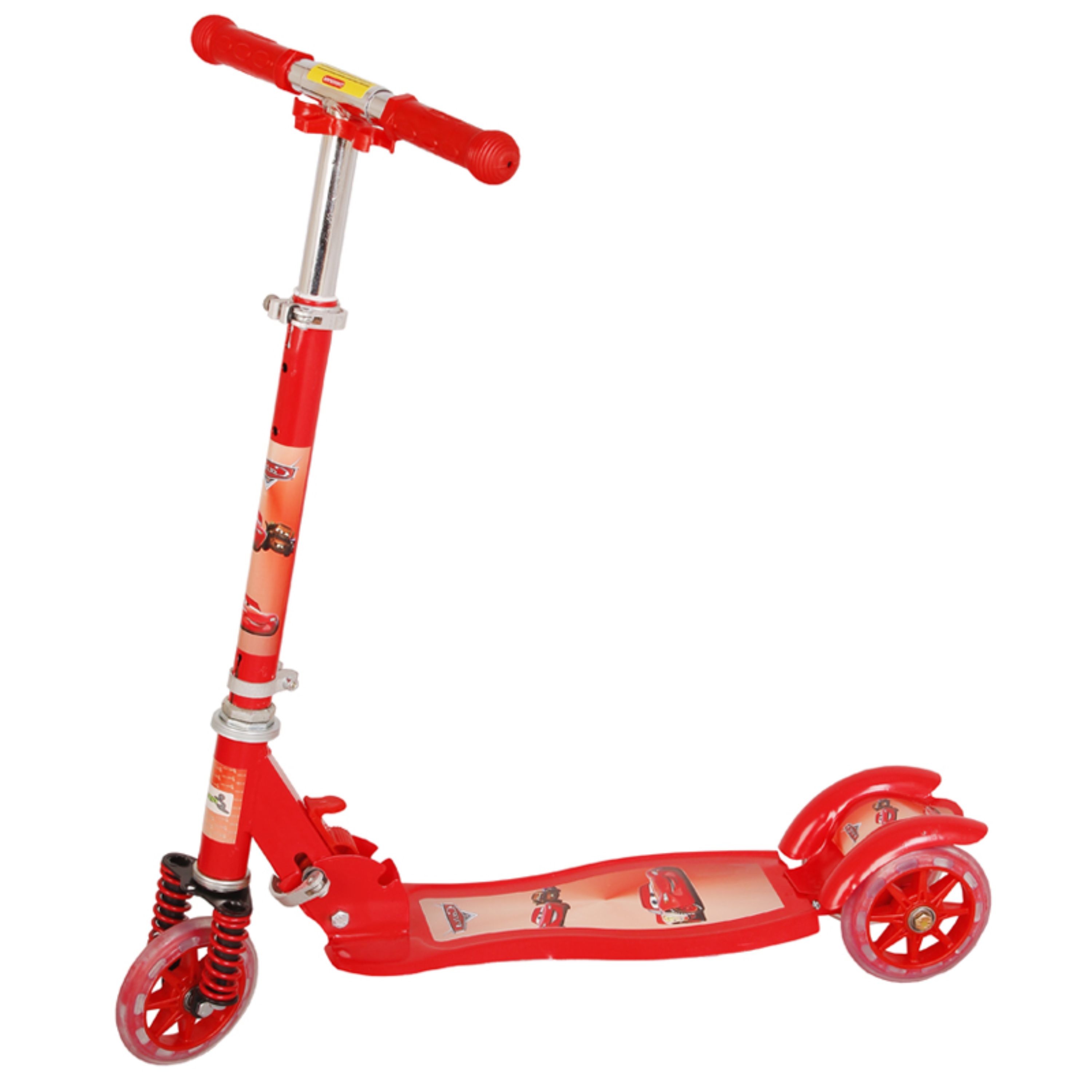 اسکوتر 3چرخ مک کویین قرمز پسرانه سایز متوسط